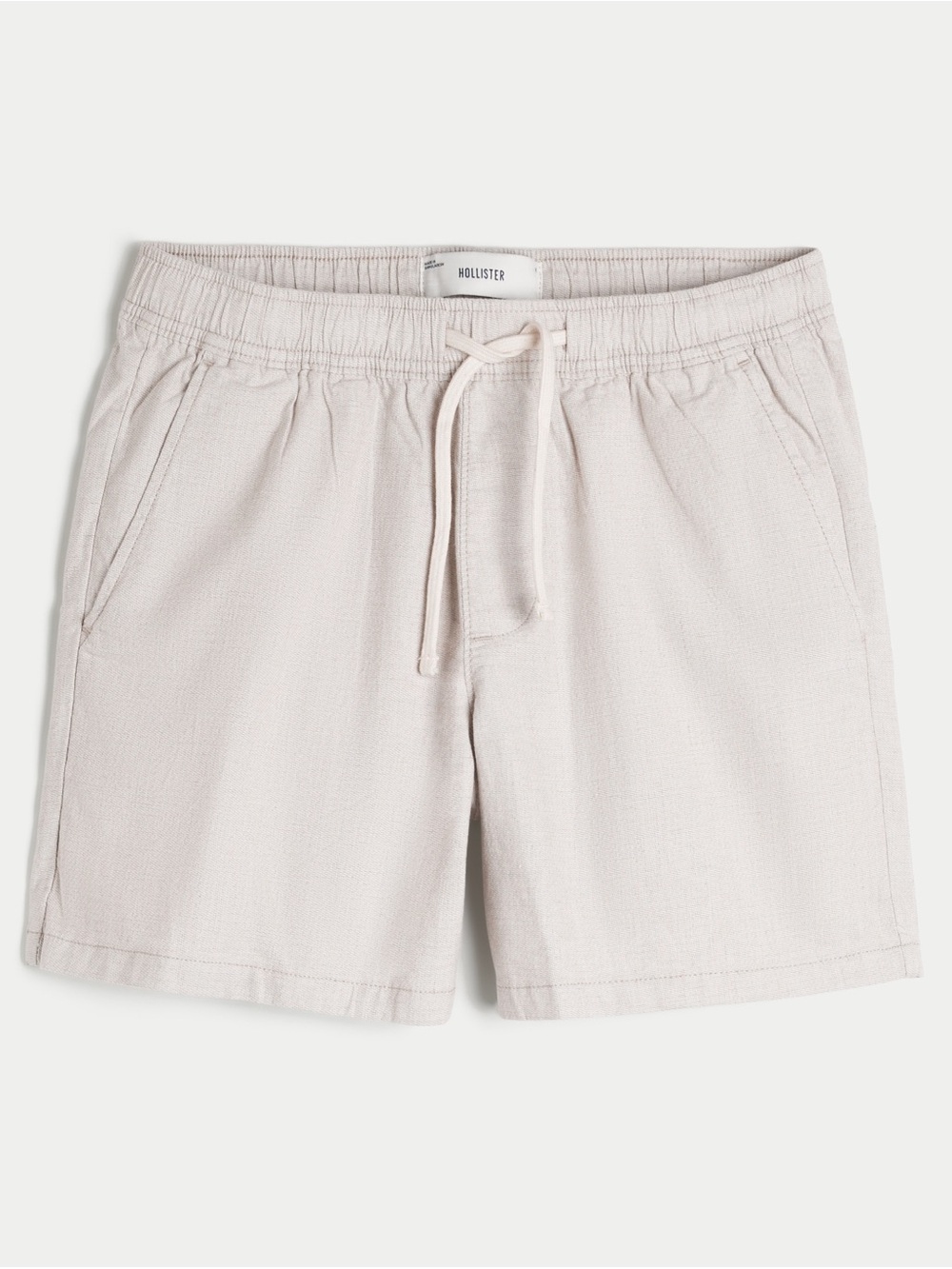 Men’s Hollister Light Taupe Drawstring Shorts